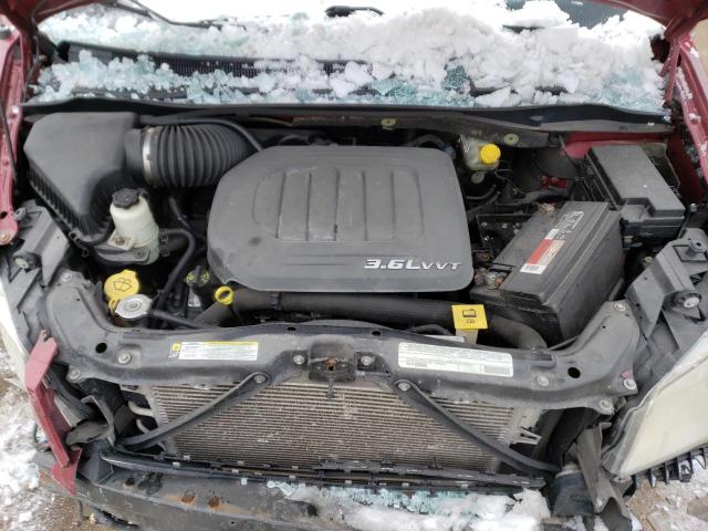 2C4RC1BG6CR233132 - 2012 CHRYSLER TOWN & COU TOURING Rouge photo 11