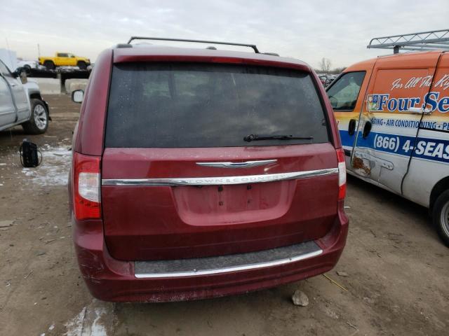 2C4RC1BG6CR233132 - 2012 CHRYSLER TOWN & COU TOURING Rouge photo 6