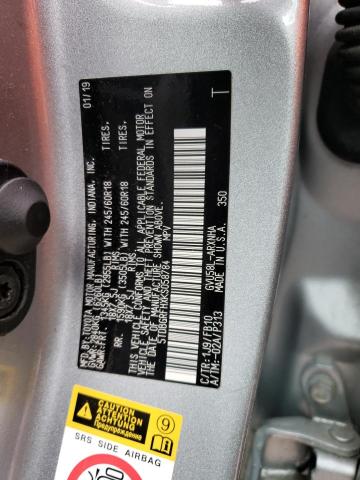 5TDBGRFHXKS058784 - 2019 TOYOTA HIGHLANDER HYBRID SILVER photo 14