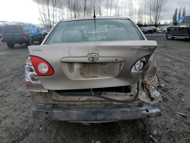 1NXBR32E55Z480718 - 2005 TOYOTA COROLLA CE TAN photo 6