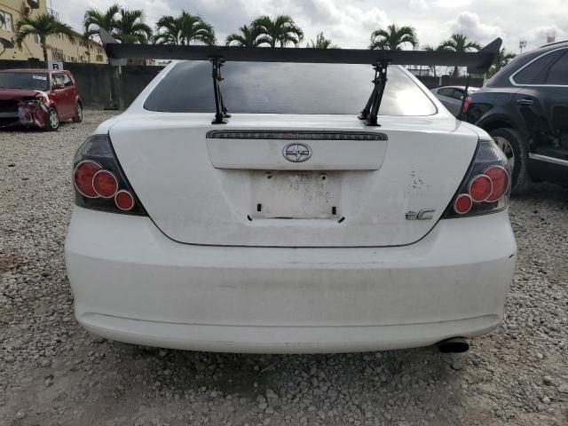 JTKDE167280241883 - 2008 TOYOTA SCION TC WHITE photo 6