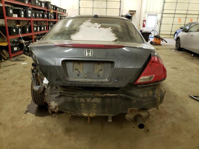 1HGCM72686A005768 - 2006 HONDA ACCORD EX BLUE photo 6