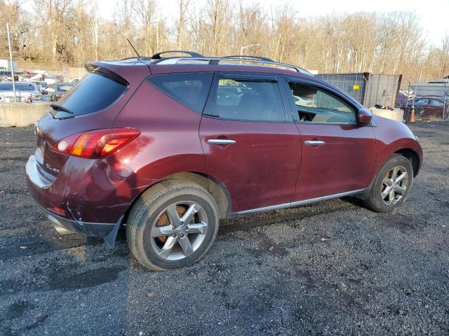 JN8AZ1MW1AW123050 - 2010 NISSAN MURANO S RED photo 3