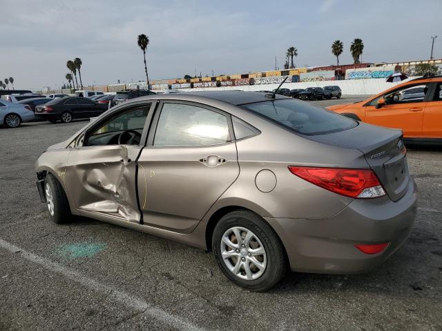 KMHCT4AE1DU329032 - 2013 HYUNDAI ACCENT GLS TAN photo 2