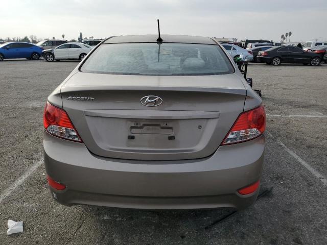 KMHCT4AE1DU329032 - 2013 HYUNDAI ACCENT GLS TAN photo 6