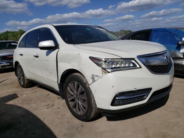 5FRYD3H49EB018052 - 2014 ACURA MDX TECHNOLOGY WHITE photo 4