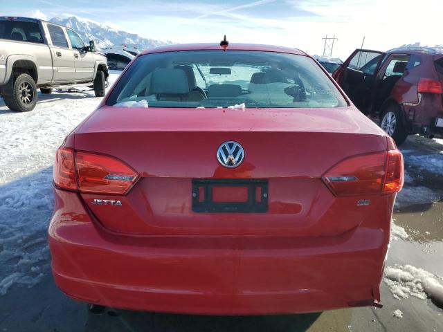 3VWD07AJ3EM317175 - 2014 VOLKSWAGEN JETTA SE RED photo 6