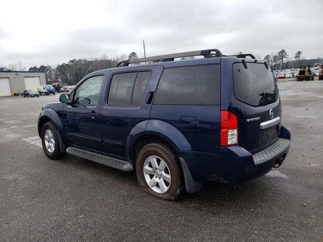 5N1AR18U68C609803 - 2008 NISSAN PATHFINDER S 蓝色 照片 2