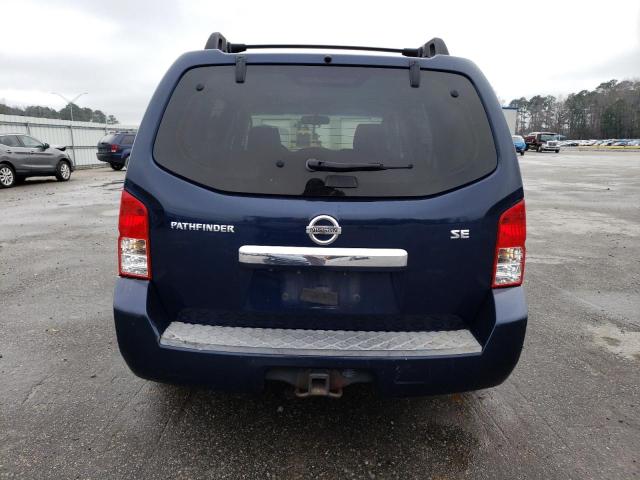 5N1AR18U68C609803 - 2008 NISSAN PATHFINDER S 蓝色 照片 6