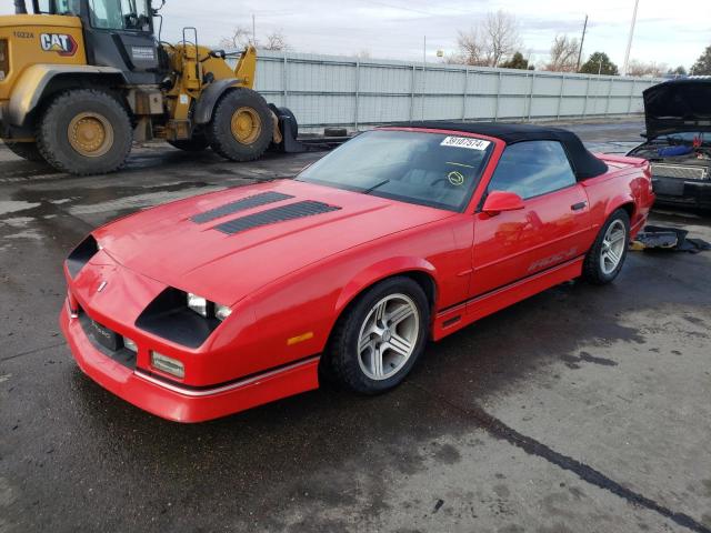 1G1FP33F5LL105877 - 1990 CHEVROLET CAMARO IROC-Z RED photo 1