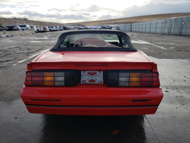 1G1FP33F5LL105877 - 1990 CHEVROLET CAMARO IROC-Z RED photo 6