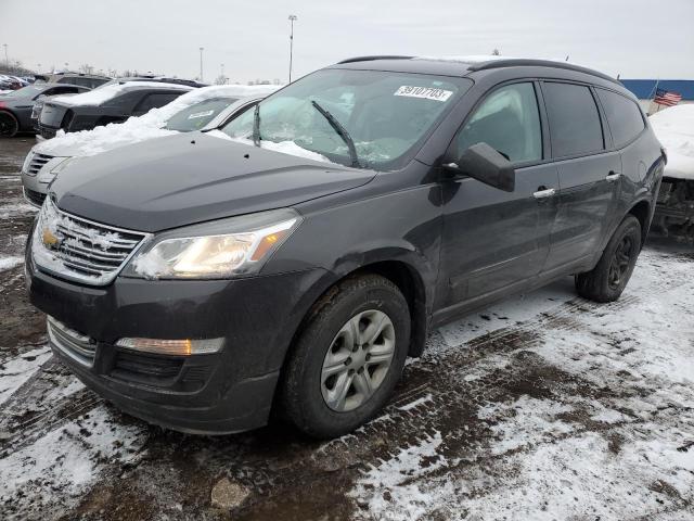 1GNKRFED7FJ360292 - 2015 CHEVROLET TRAVERSE L GRAY photo 1