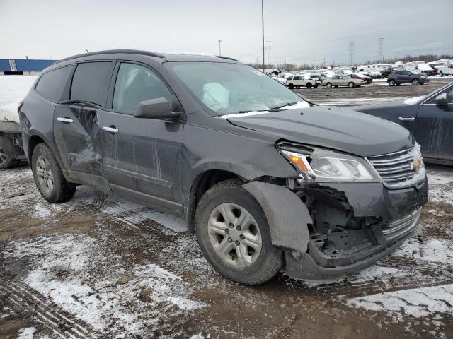 1GNKRFED7FJ360292 - 2015 CHEVROLET TRAVERSE L GRAY photo 4