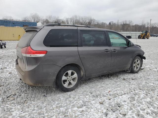 5TDKK3DC6BS052211 - 2011 TOYOTA SIENNA LE GRAY photo 3