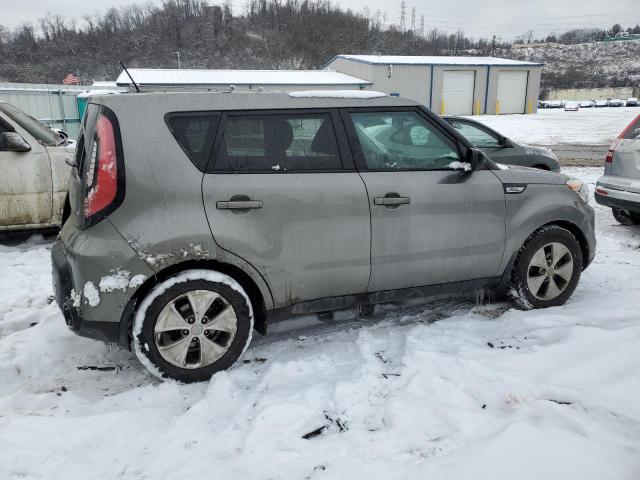 KNDJN2A25F7192565 - 2015 KIA SOUL GRAY photo 3