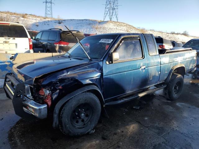 1N6SD16Y1VC383028 - 1997 NISSAN TRUCK KING CAB SE BLUE photo 1