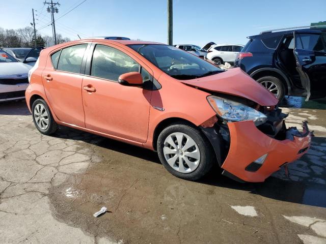 JTDKDTB35E1078121 - 2014 TOYOTA PRIUS C ORANGE photo 4