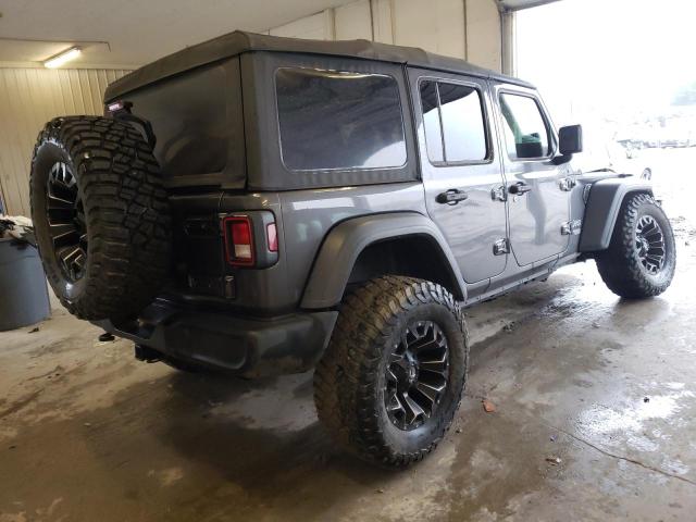 1C4HJXDN3JW185643 - 2018 JEEP WRANGLER U SPORT Сірий фото 3