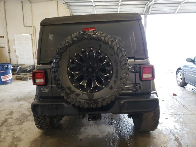 1C4HJXDN3JW185643 - 2018 JEEP WRANGLER U SPORT Сірий фото 6