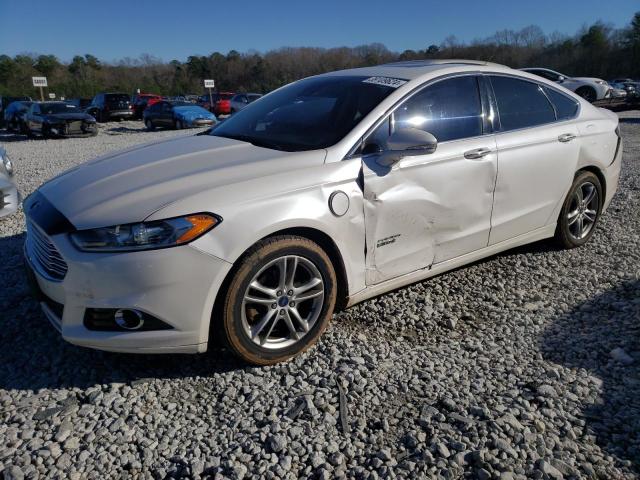 3FA6P0SU7FR194076 - 2015 FORD FUSION TITANIUM PHEV WHITE photo 1