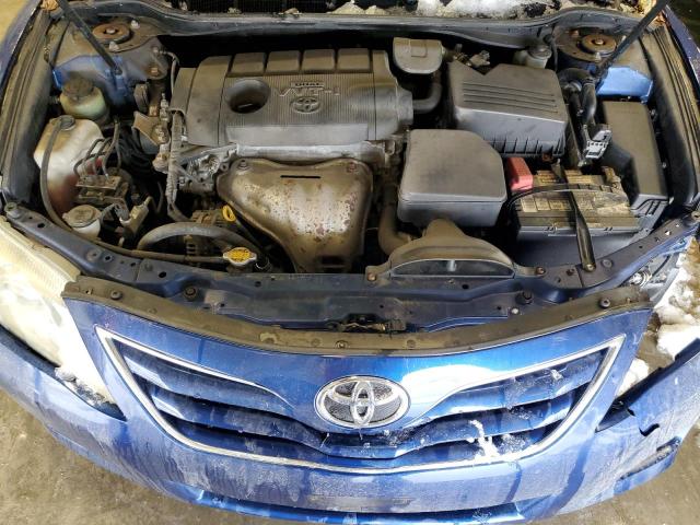 4T4BF3EK0BR110496 - 2011 TOYOTA CAMRY BASE BLUE photo 11