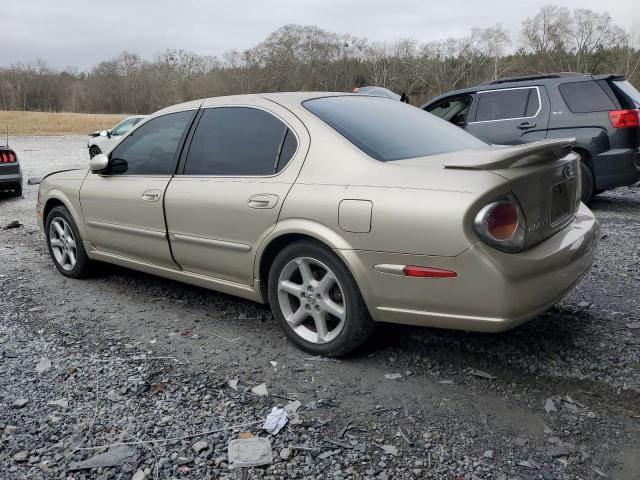 JN1DA31D52T207280 - 2002 NISSAN MAXIMA GLE BEIGE photo 2