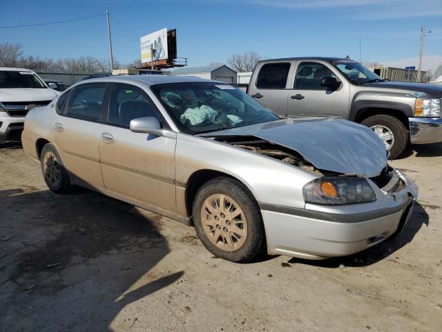 2G1WF52E439317247 - 2003 CHEVROLET IMPALA SILVER photo 4