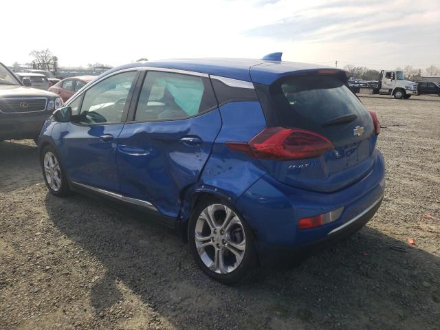 1G1FW6S00K4140076 - 2019 CHEVROLET BOLT EV LT BLUE photo 2