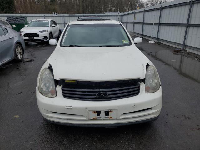 JNKCV51E93M018191 - 2003 INFINITI G35 WHITE photo 5