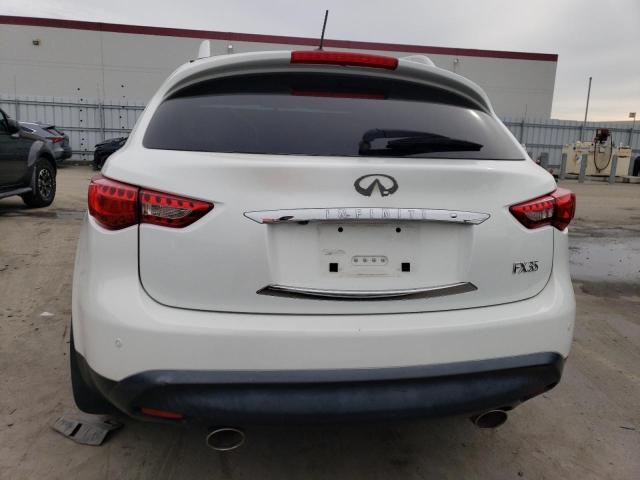 JNRAS18U69M101741 - 2009 INFINITI FX35 WHITE photo 6