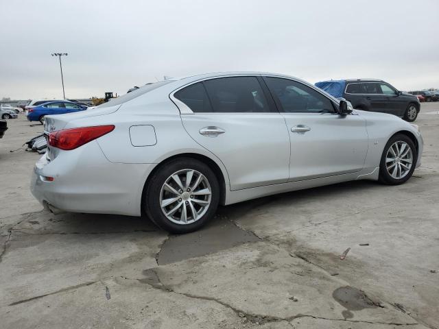 JN1BV7AP2FM344111 - 2015 INFINITI Q50 BASE SILVER photo 3