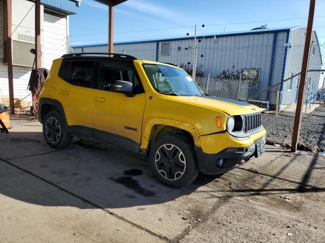 ZACCJBCTXGPD94607 - 2016 JEEP RENEGADE T YELLOW photo 4