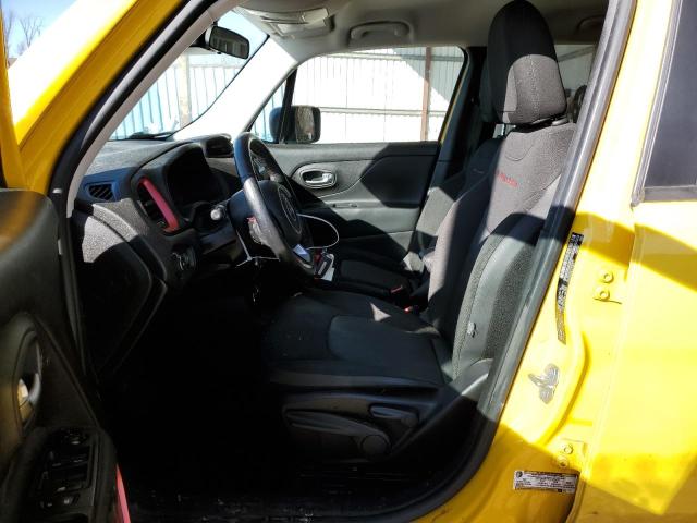 ZACCJBCTXGPD94607 - 2016 JEEP RENEGADE T YELLOW photo 7