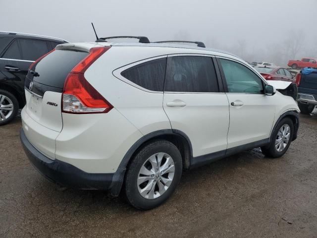 5J6RM4H7XCL049689 - 2012 HONDA CR-V EXL WHITE photo 3