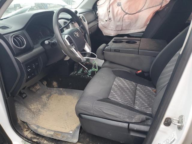 5TFUM5F12KX080737 - 2019 TOYOTA TUNDRA DOUBLE CAB SR/SR5 WHITE photo 7