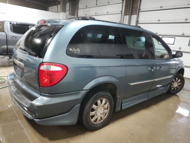 2A4GP54L96R766636 - 2006 CHRYSLER TOWN & COU TOURING BLUE photo 3