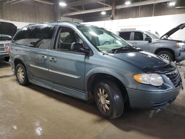 2A4GP54L96R766636 - 2006 CHRYSLER TOWN & COU TOURING BLUE photo 4