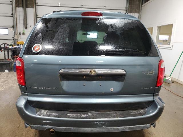 2A4GP54L96R766636 - 2006 CHRYSLER TOWN & COU TOURING BLUE photo 6