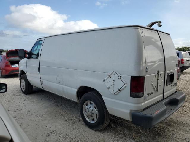 1FTNE1EW3ADA91463 - 2010 FORD ECONOLINE E150 VAN WHITE photo 2