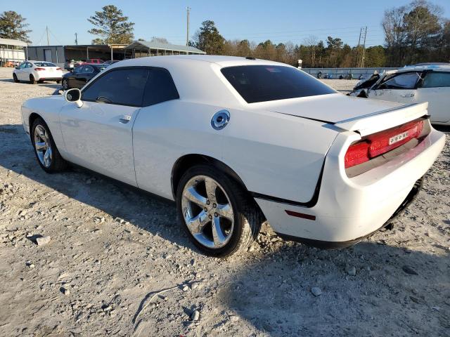 2C3CDYAG8CH170445 - 2012 DODGE CHALLENGER SXT WHITE photo 2