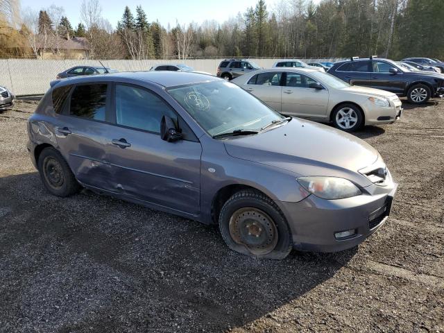 JM1BK34F981146907 - 2008 MAZDA 3 I GRAY photo 4