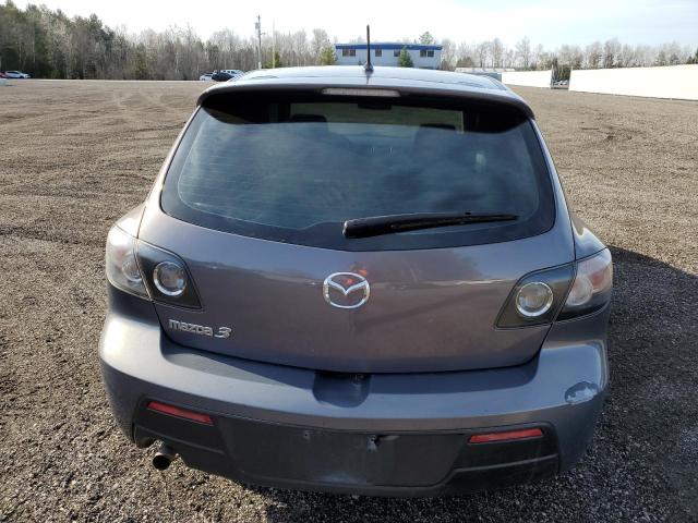 JM1BK34F981146907 - 2008 MAZDA 3 I GRAY photo 6