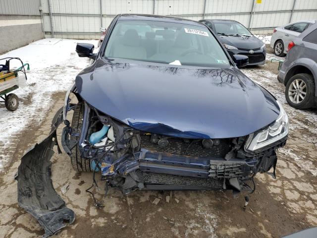 1HGCR2F76GA184210 - 2016 HONDA ACCORD EX BLUE photo 5