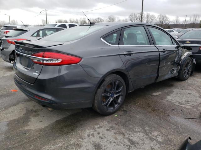 3FA6P0HD7JR130684 - 2018 FORD FUSION SE GRAY photo 3