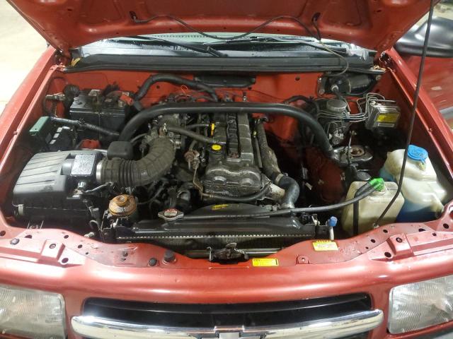 2CNBJ13C6Y6911921 - 2000 CHEVROLET TRACKER RED photo 11