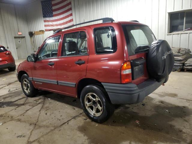 2CNBJ13C6Y6911921 - 2000 CHEVROLET TRACKER RED photo 2