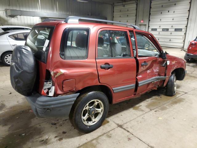 2CNBJ13C6Y6911921 - 2000 CHEVROLET TRACKER RED photo 3