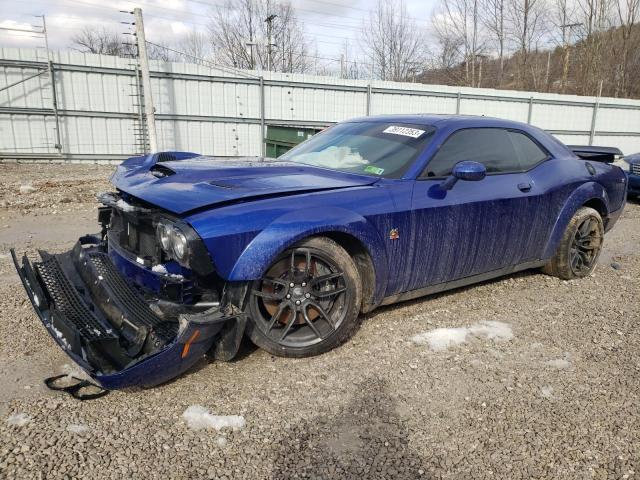2C3CDZFJ2NH181356 - 2022 DODGE CHALLENGER R/T SCAT PACK BLUE photo 1