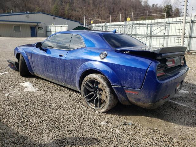 2C3CDZFJ2NH181356 - 2022 DODGE CHALLENGER R/T SCAT PACK BLUE photo 2