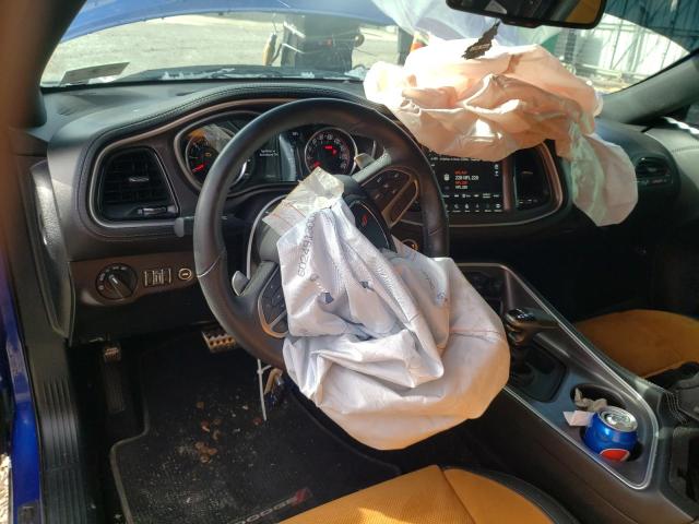 2C3CDZFJ2NH181356 - 2022 DODGE CHALLENGER R/T SCAT PACK BLUE photo 8